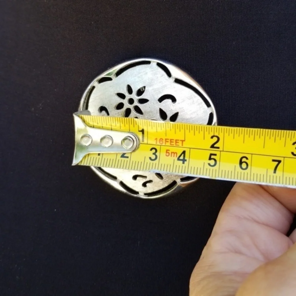 Vintage signed pendant/ brooch earrings‎ set